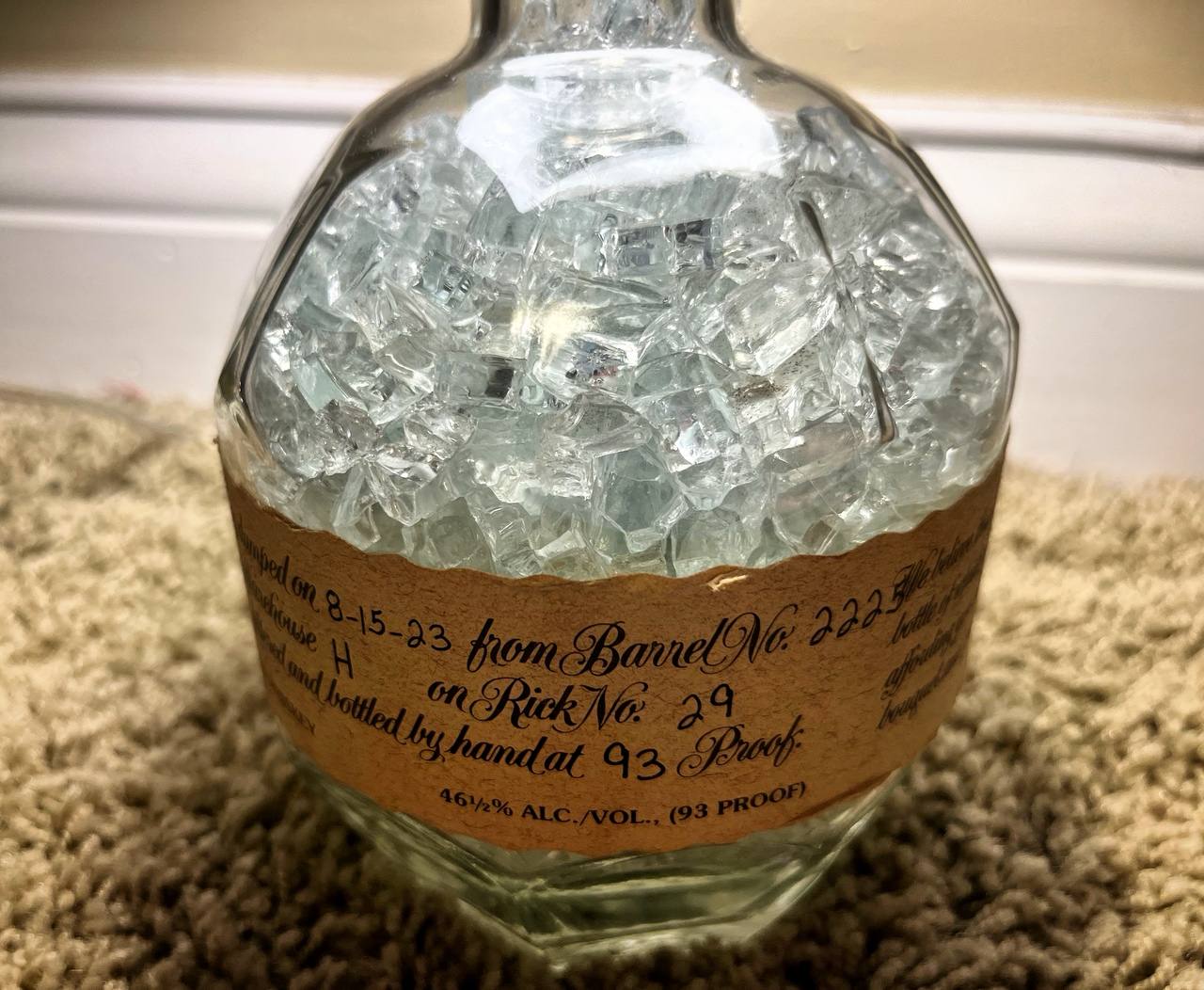 Bourbon Bottle Lamp
